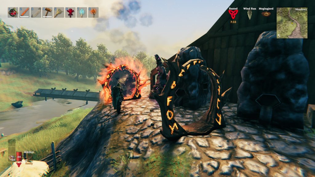 valheim black forest tips portal working