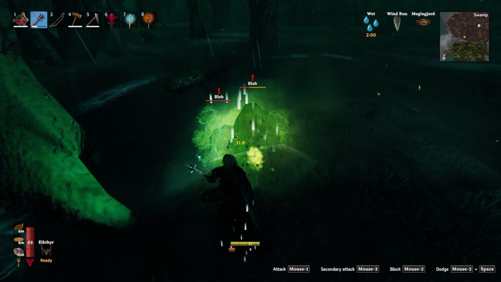valheim swamp tips bashing blobs