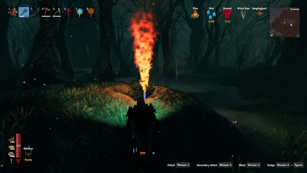 valheim swamp tips geyser cleared