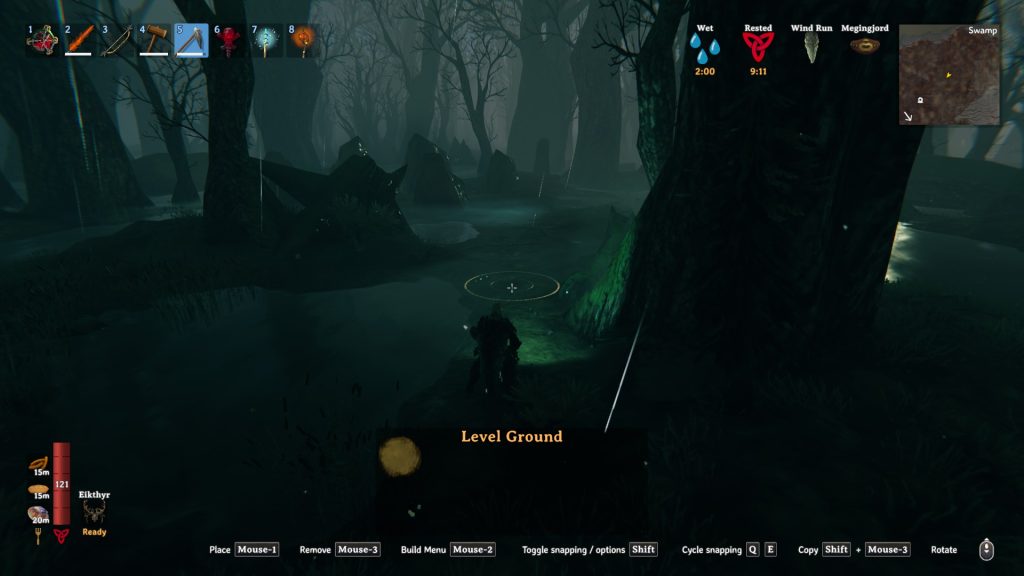 valheim swamp tips hoe leveled