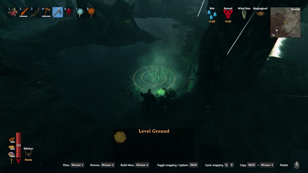 valheim swamp tips hoe leveling
