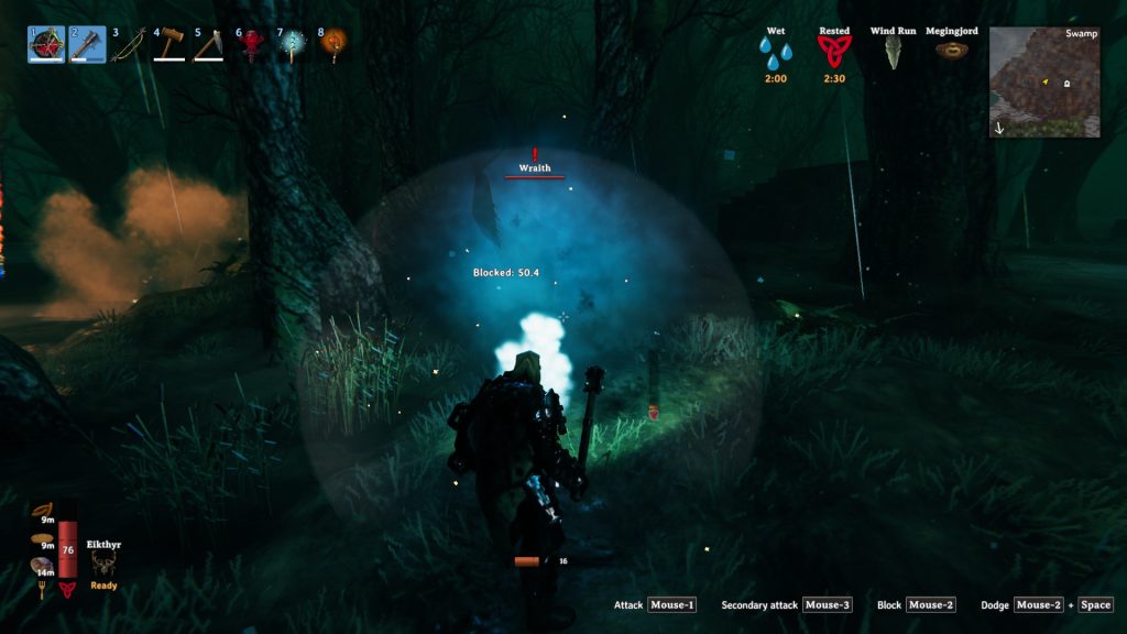 valheim swamp tips wraith blocked