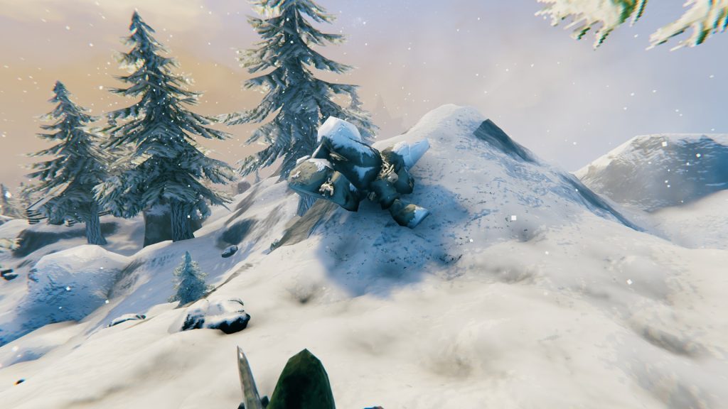 valheim mountain tips sleeping golem