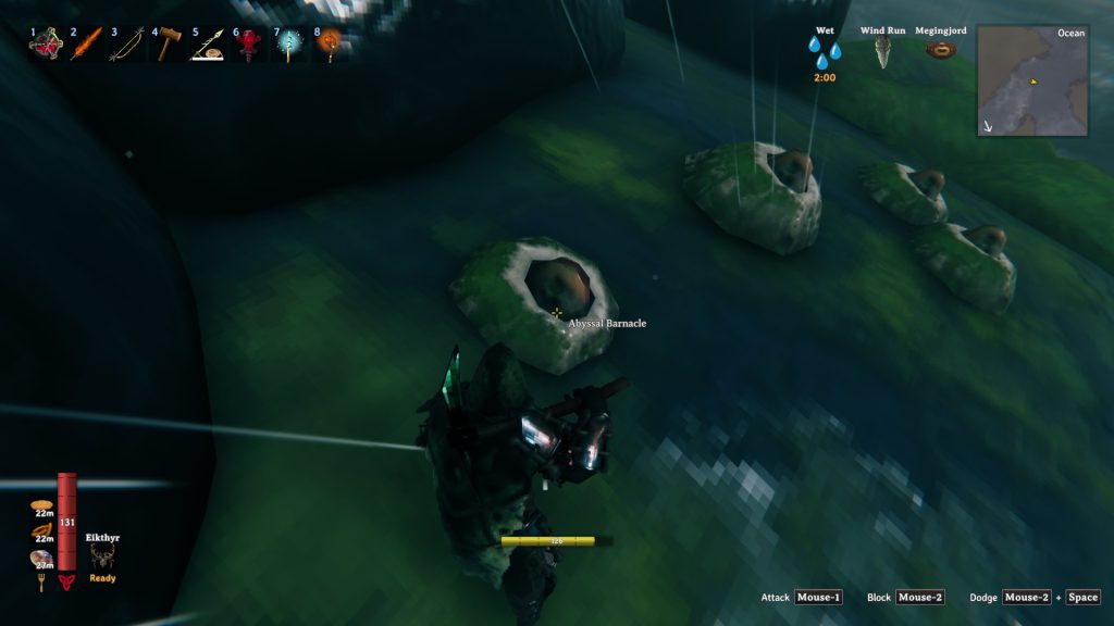 valheim ocean tips leviathan barnacles