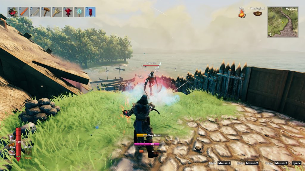 valheim magic dundr reload