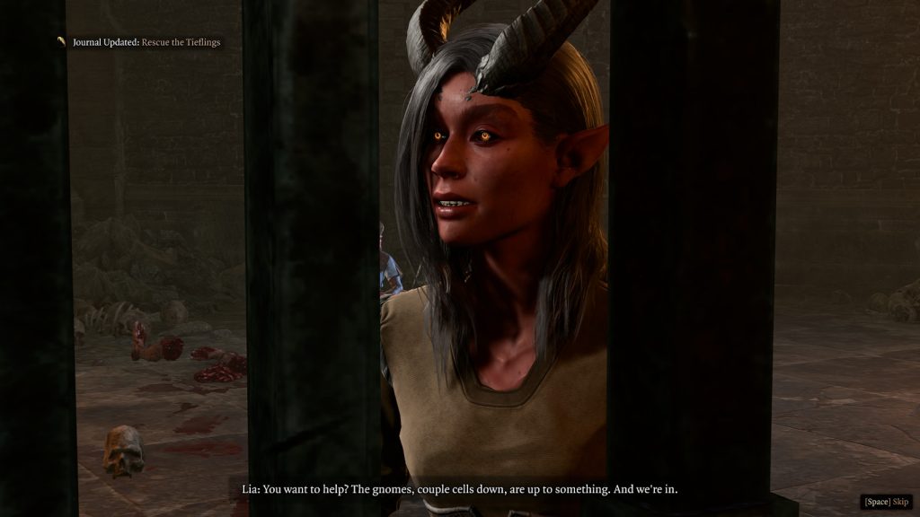 baldurs gate 3 screenshot rescuethetieflings lia
