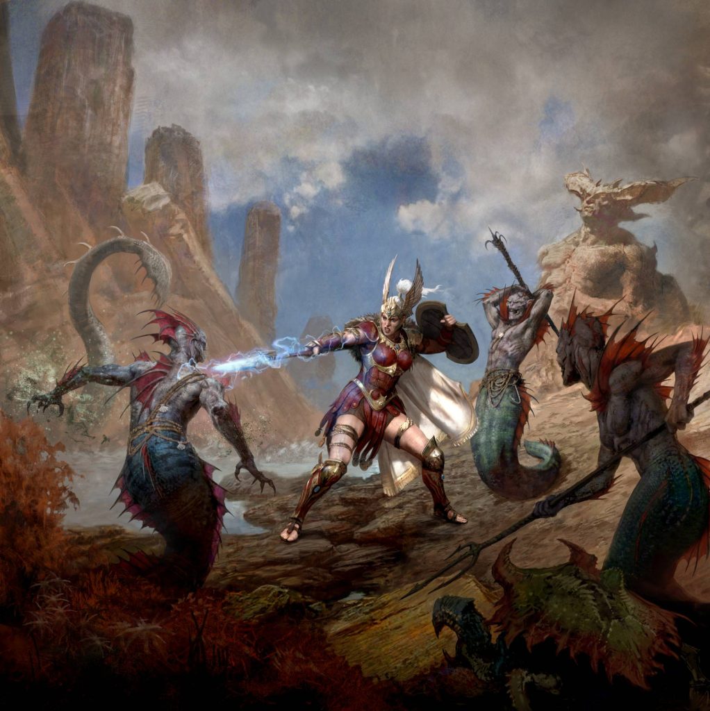 diablo blizzcon amazon key art