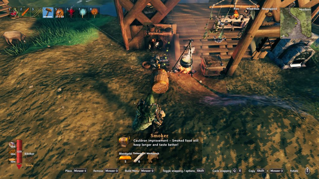 valheim smoker place